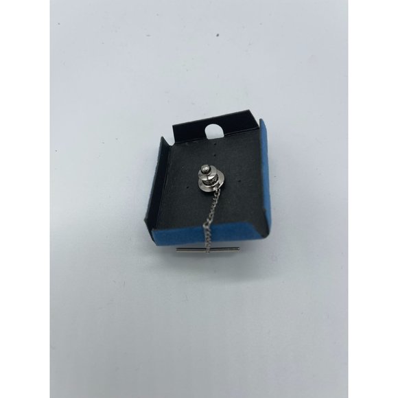 Myers-Suzio Pewter Train Locomotive Tie Pin NOS - Picture 2 of 3